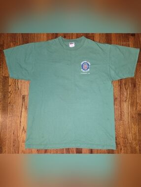 Ground Zero Blues Club Clarksdale Mississippi Green T-Shirt sz L